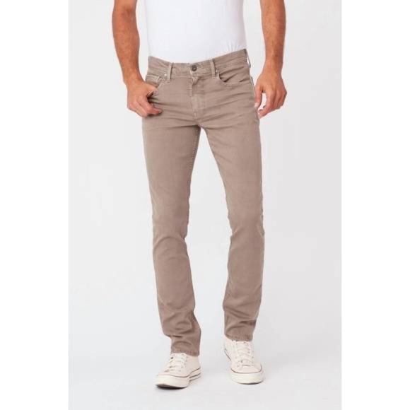 Paige - Lennox Slim Jean in Beige Ash